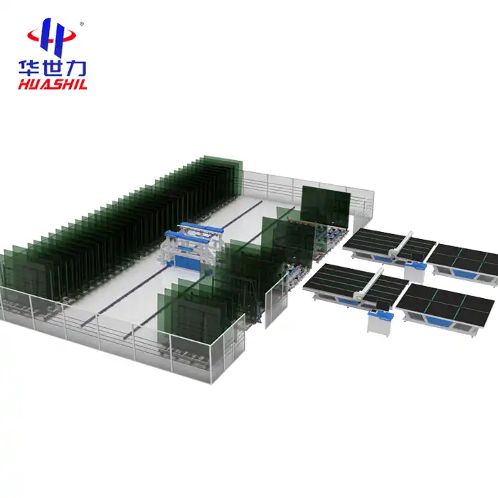 Intelligent glass storage system